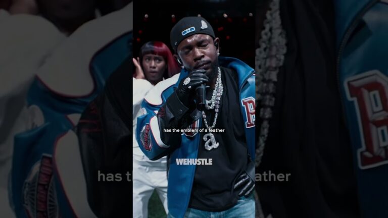 Symbolism in Kendrick Lamar’s Super Bowl half time show.