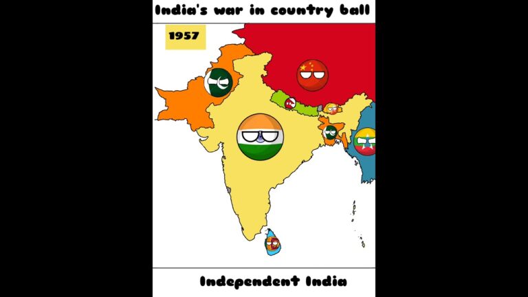 CountryBall (India’s war; 1947- Present) #india  #bangladesh  #pakistan  #china #srilanka