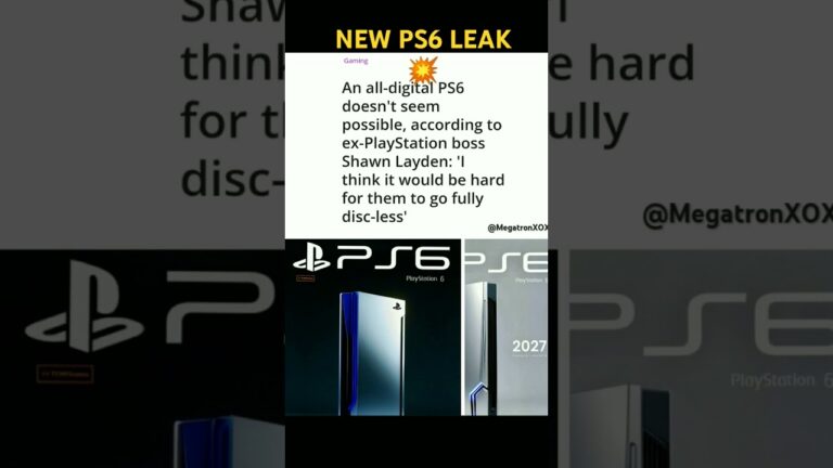 New PS6 Leak for all digital controversy 💀 Subscribe #ps6 #ps5 #gaming