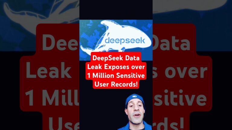 #deepseek #data #leak exposes over 1 million sensitive #user records! #dataleak #aiassistant #tech