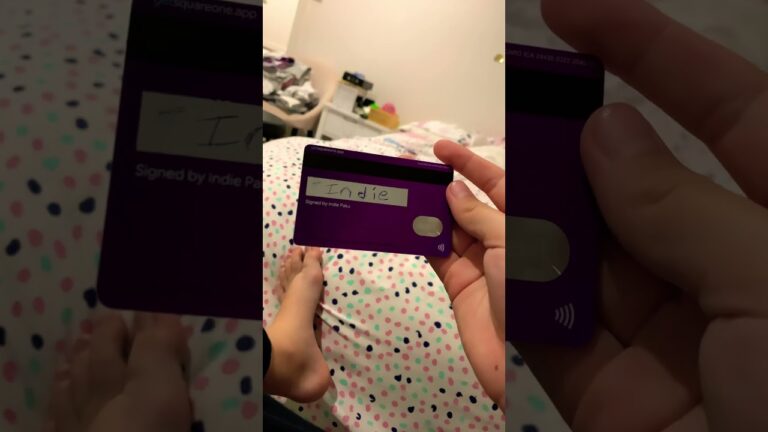 My credit card number