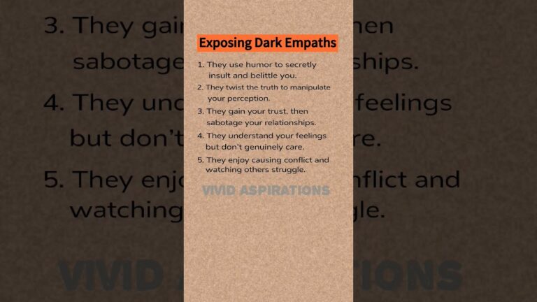 Exposing Dark Empaths : How They Manipulate and Control You ! #manipulator #darkempath#shorts