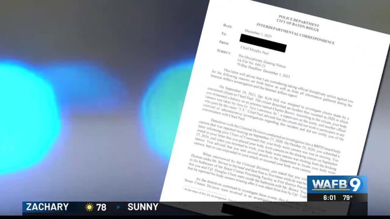 I-TEAM: Leaked internal BRPD documents detail whistleblower’s account of alleged corruption