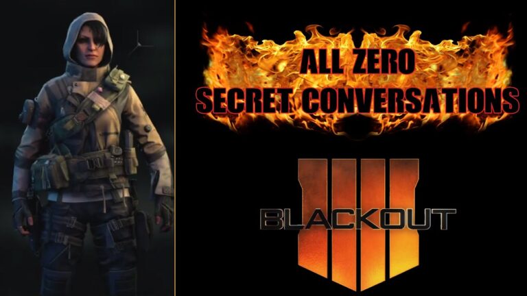 All Zero Secret Conversations in Blackout | SANTOSKILLER19