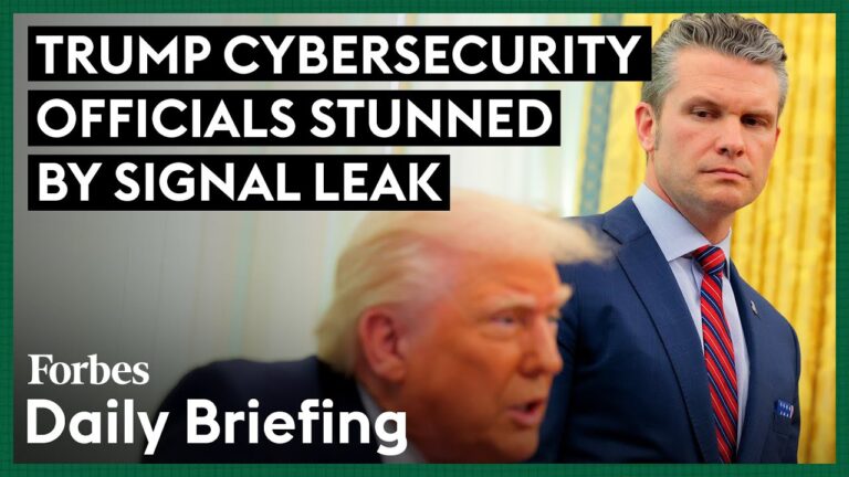 Donald Trump’s Cybersecurity Officials Are Stunned By Signal Leak