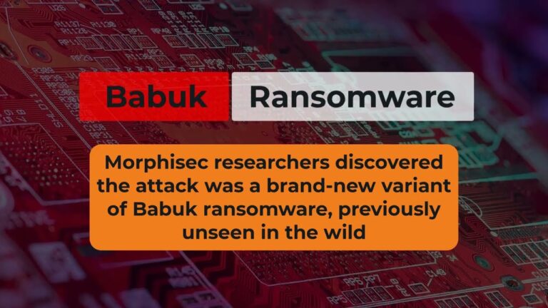 New Babuk Ransomware Variant – Attack Demo Video