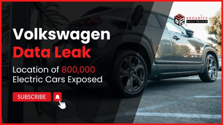 Volkswagen Data Leak: 800,000 Electric Car Location Exposed