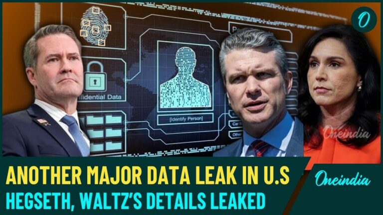 MASSIVE LEAK! Trump’s Officials’ Hegseth, Waltz, Gabbard’s Personal Data, Passwords Found Online