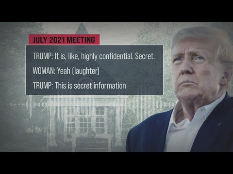 Leaked audio: Former President Trump discusses ‘highly confidential’ document with an interviewer
