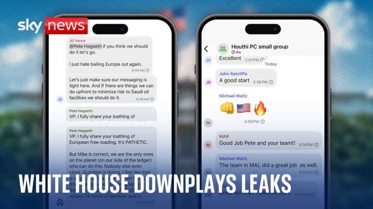 US security breach: Trump backs staff after leaked war plan and ‘European free-loading’ messages