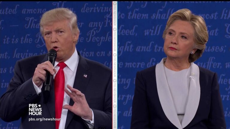 Trump refers to Bill Clinton’s sex scandals