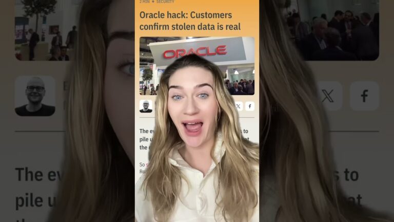 Breaking News: Oracle Data Breach and how hackers could now have your login information #databreach