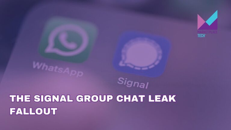 The Signal Group Chat Leak Fallout | Bytes: Week in Review | Marketplace Tech