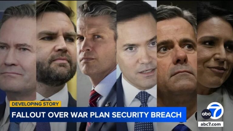 Trump administration grapples with fallout from Signal group chat leak