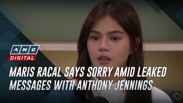 Maris Racal says sorry amid leaked messages with Anthony Jennings | ANC