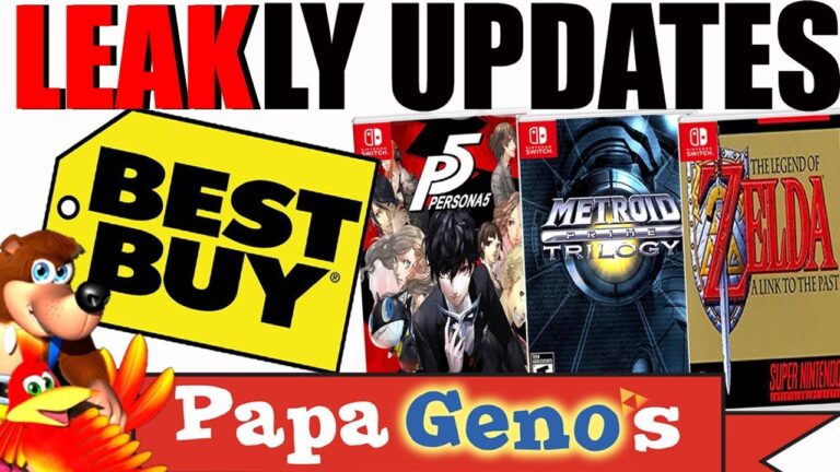 Leakly Updates: Best Buy LEAKS 3 NEW Switch Games – PapaGenos
