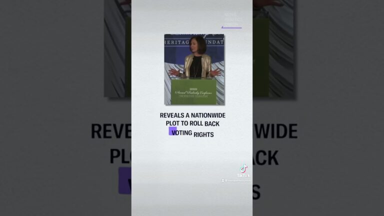 Leaked Footage Reveals Right Wing Plot to Roll Back Voting Rights