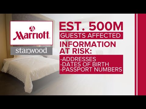 More than 500 million Starwood customers’ data breached, Marriott says