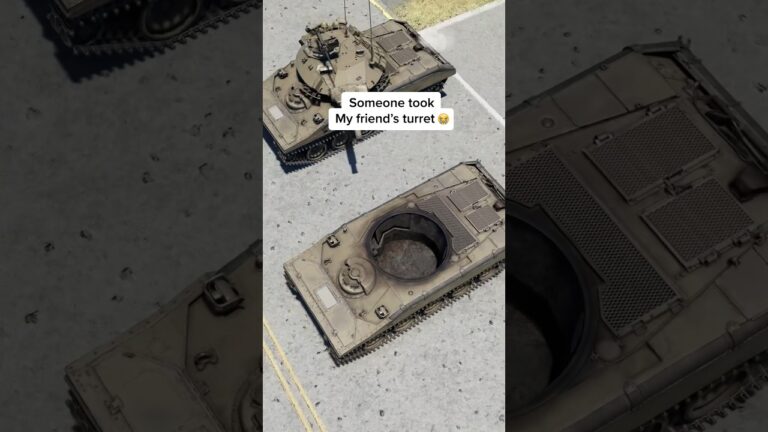 Stolen tank’s turret 😭