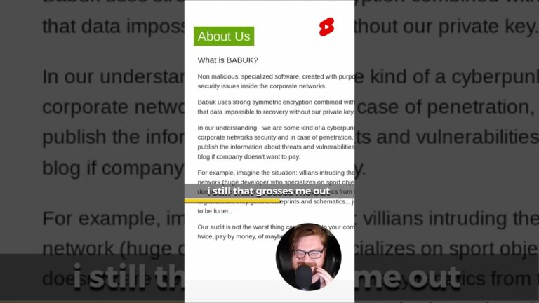 Babuk RANSOMWARE Leak Site | To Watch the Full video Click 🖱️ on the Link in the Description
