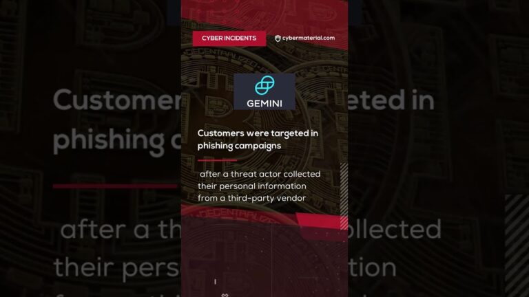 Cyber Incident: Hackers leak personal info allegedly stolen from 5.7M Gemini users