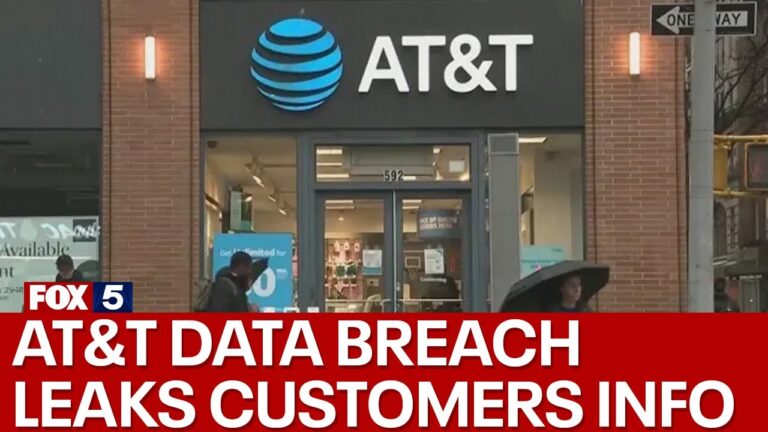 AT&T says a data breach leaked millions of customers’ information online