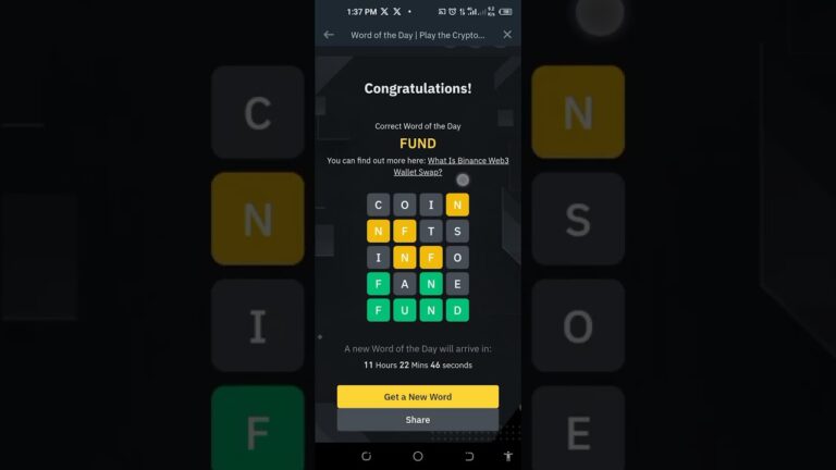 word of the day on binance for December 20, 2023 #wordoftheday #web3 #binance