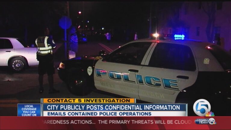 City publicly posts confidential information