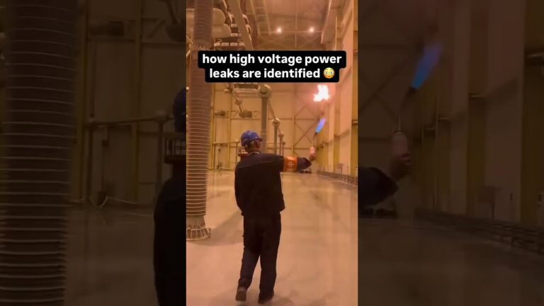 how high voltage power leaks are identified 🤯