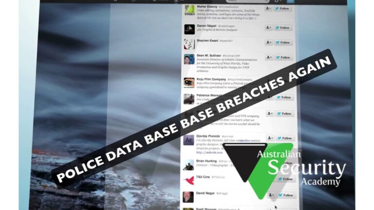 Australian Private Investigator Police Data base breach