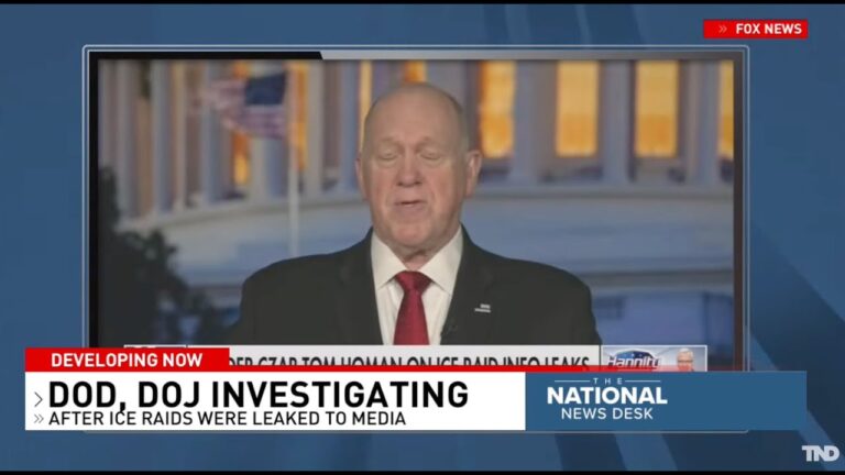 DOJ, DOD investigate leaked information about ICE raids