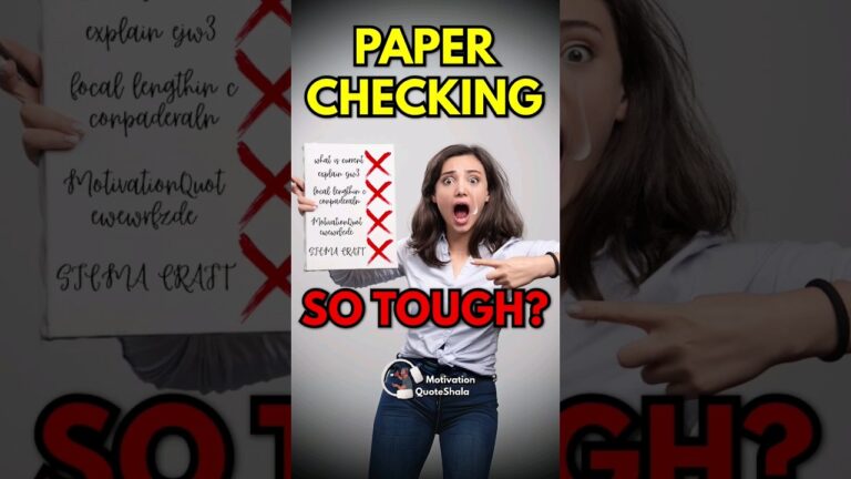 Boards Papers ऐसे Check होते है 😨 4 Shocking Paper Checking Steps #examtips #studytips
