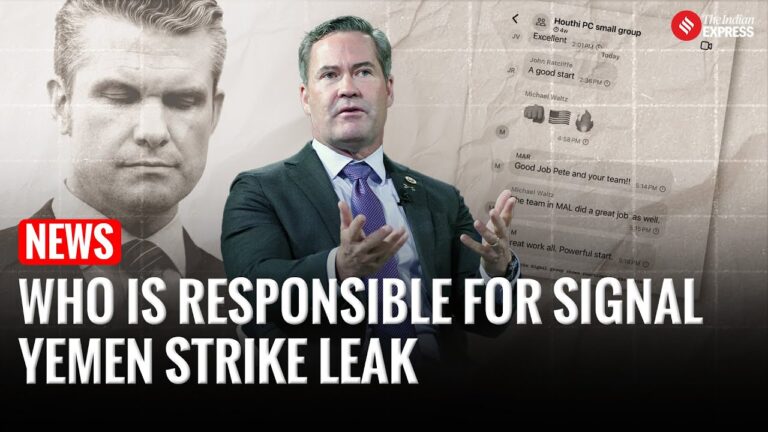 US Security Breach? NSA Mike Waltz Takes Responsibility for Yemen Strike Leak in Signal Chat