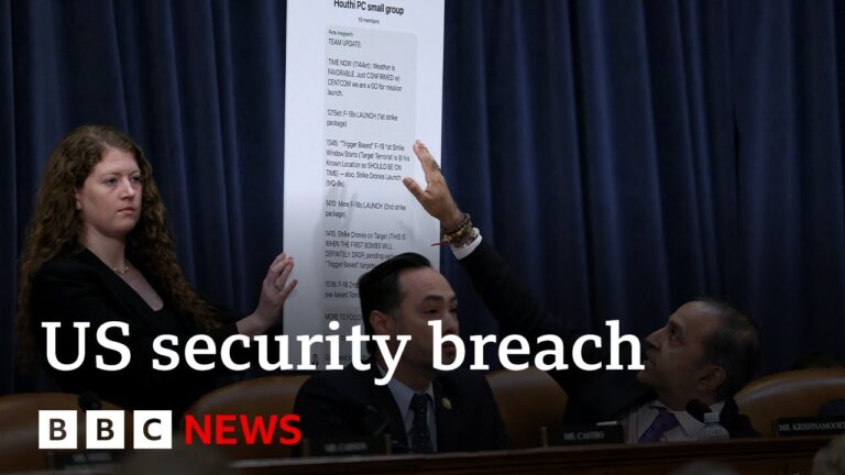 White House blasts Atlantic reporter in Signal leak as new messages revealed | BBC News