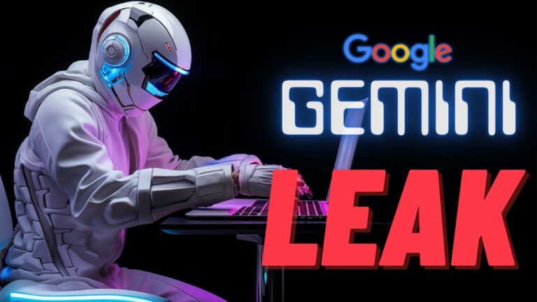 Google Gemini AI – WHAT YOU NEED TO KNOW! (LEAK REVEALED)