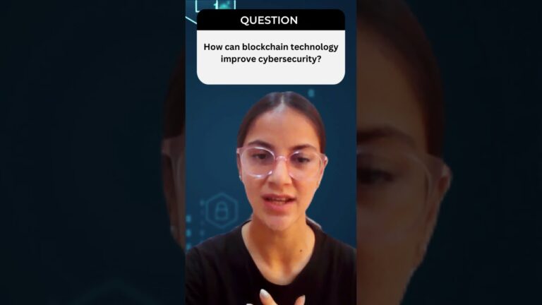 How can blockchain technology improve cybersecurity? #shorts #blockchain #cybersecurity