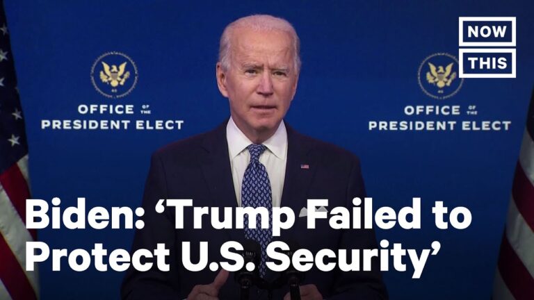 Biden Slams Trump For Allowing Cybersecurity Breach | NowThis