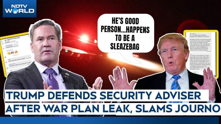US Houthis Attack| Trump Defends Mike Waltz After Yemen War Plan Chat Leak, Calls Him Good Person