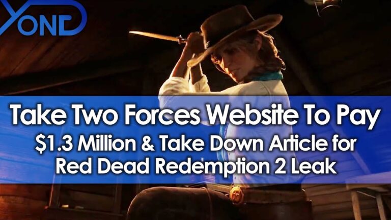 Take-Two Forces Website to Pay $1.3 Million & Take Down Article for Red Dead Redemption 2 Leak