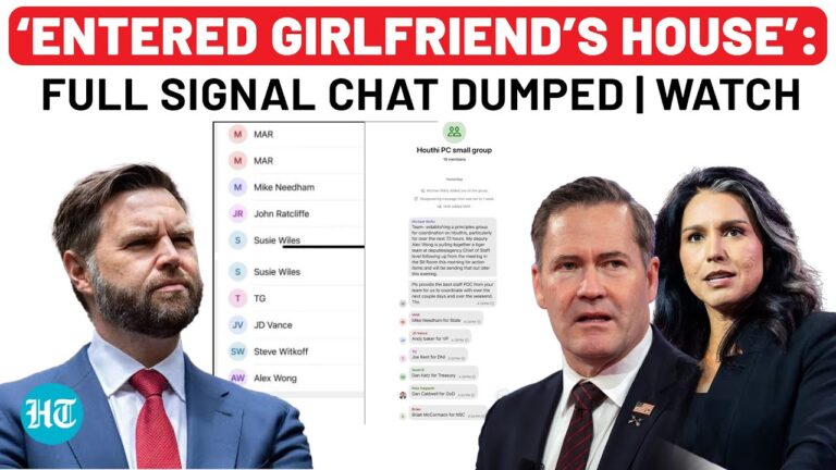 Chat Leak: Trump Team’s Confidential Messages Go Public | Full Signal Group Chat On Yemen Released