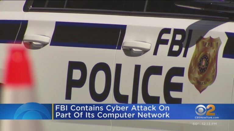 FBI reports cyber attack on part of computer network