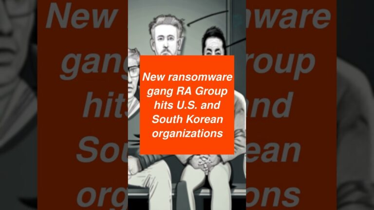 New ransomware gang RA Group hits U.S. and South Korean organizations