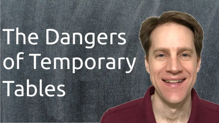 The Dangers of Temporary Tables | Scaling Postgres 349