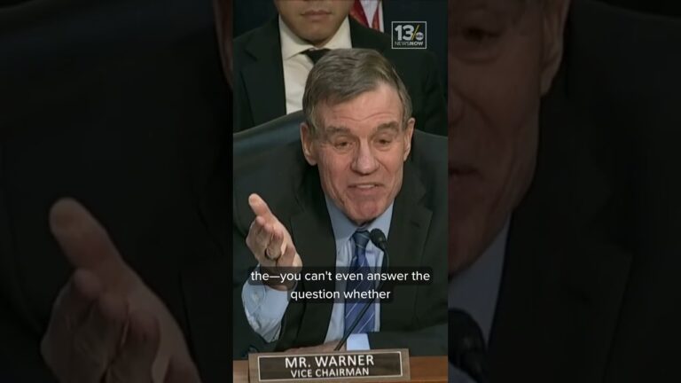 Sen. Warner grills Trump admin officials on leaked war plan texts