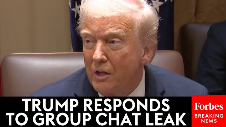 BREAKING NEWS: Trump Takes Multiple Questions From Reporters About Group Chat Leak On War Plans