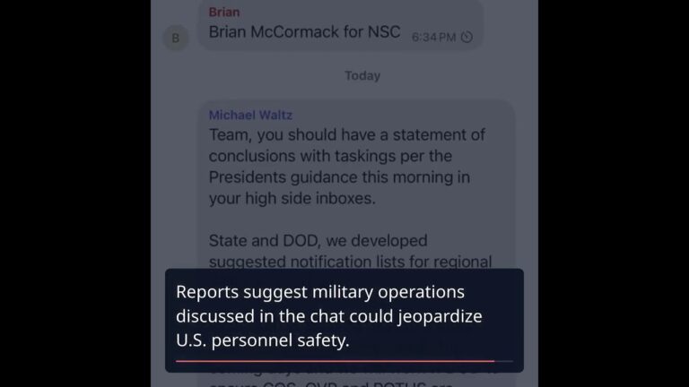 Trump’s War Plans Leaked: What Signal Chats Revealed