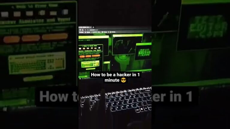 How to be a hacker in 1 minute 😎 #shorts