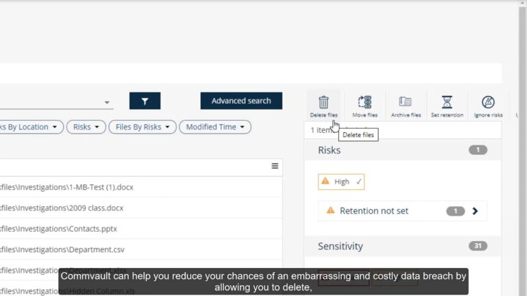Take back control of your sensitive data with Commvault Activate™