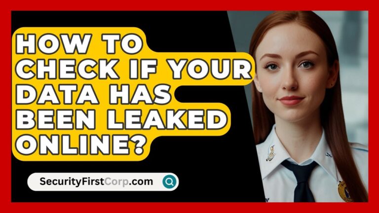 How To Check If Your Data Has Been Leaked Online? – SecurityFirstCorp.com