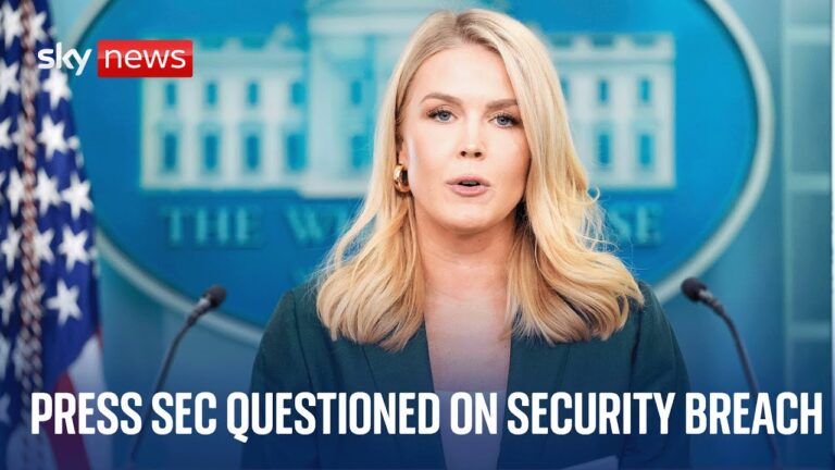 White House press secretary responds to US security breach